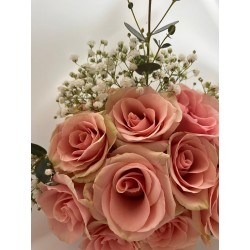 Bouquet de 10 Rosas en tono...